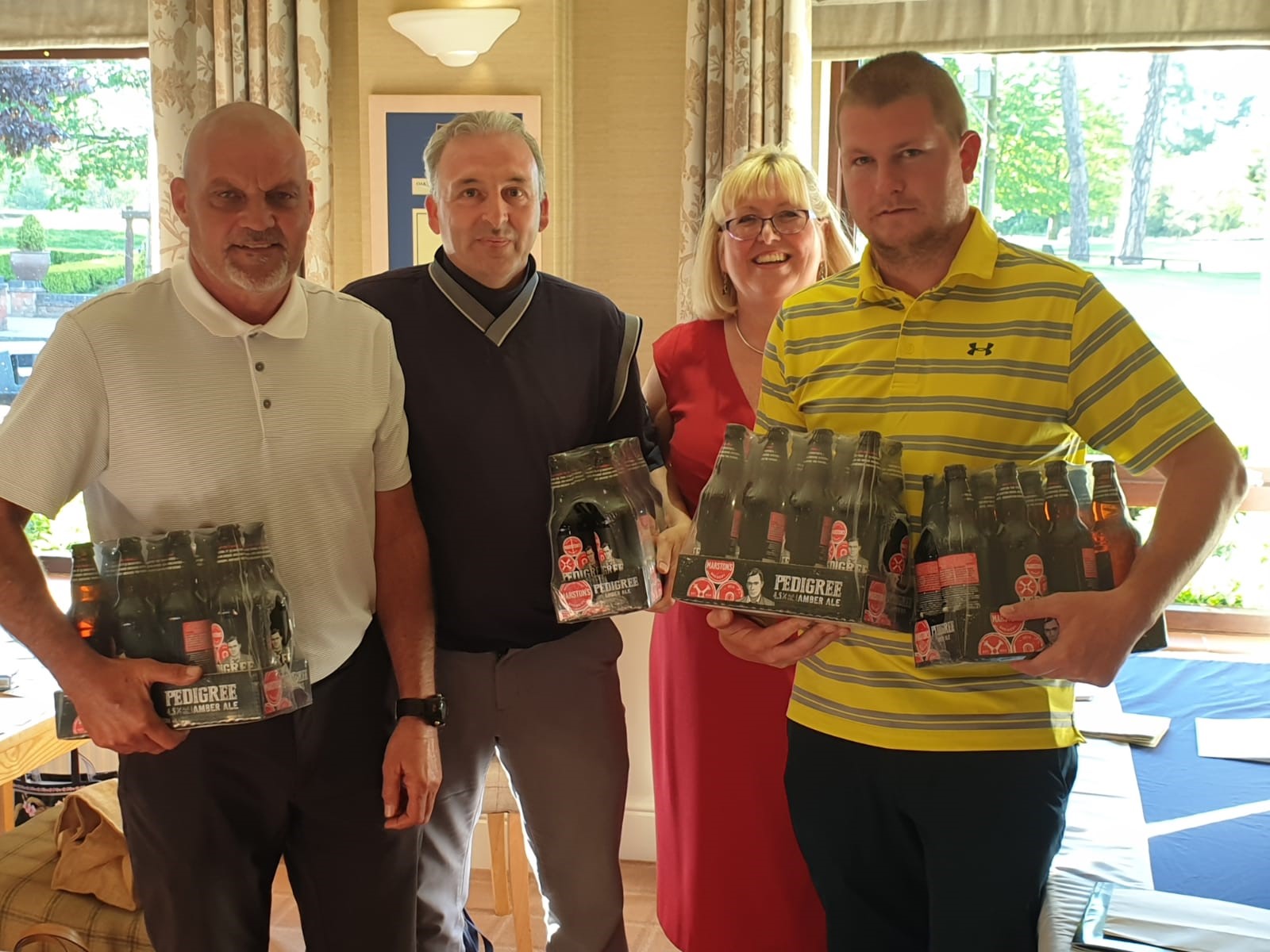Photo of winning team of Nottingham Regional Golf Heat