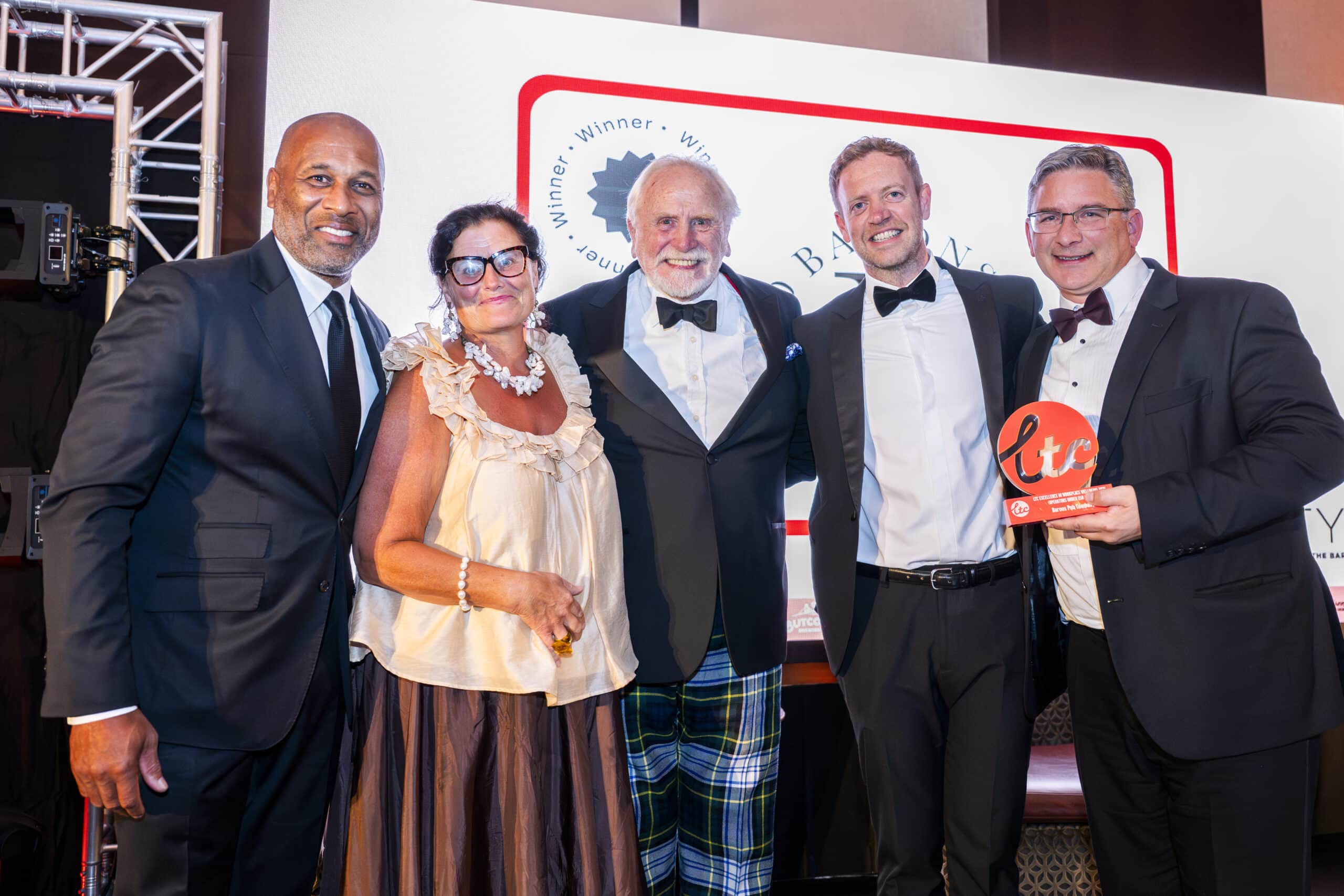 Winners at the Licensed Trade Charity Awards 2026, including JOGLE Pub Run participants.